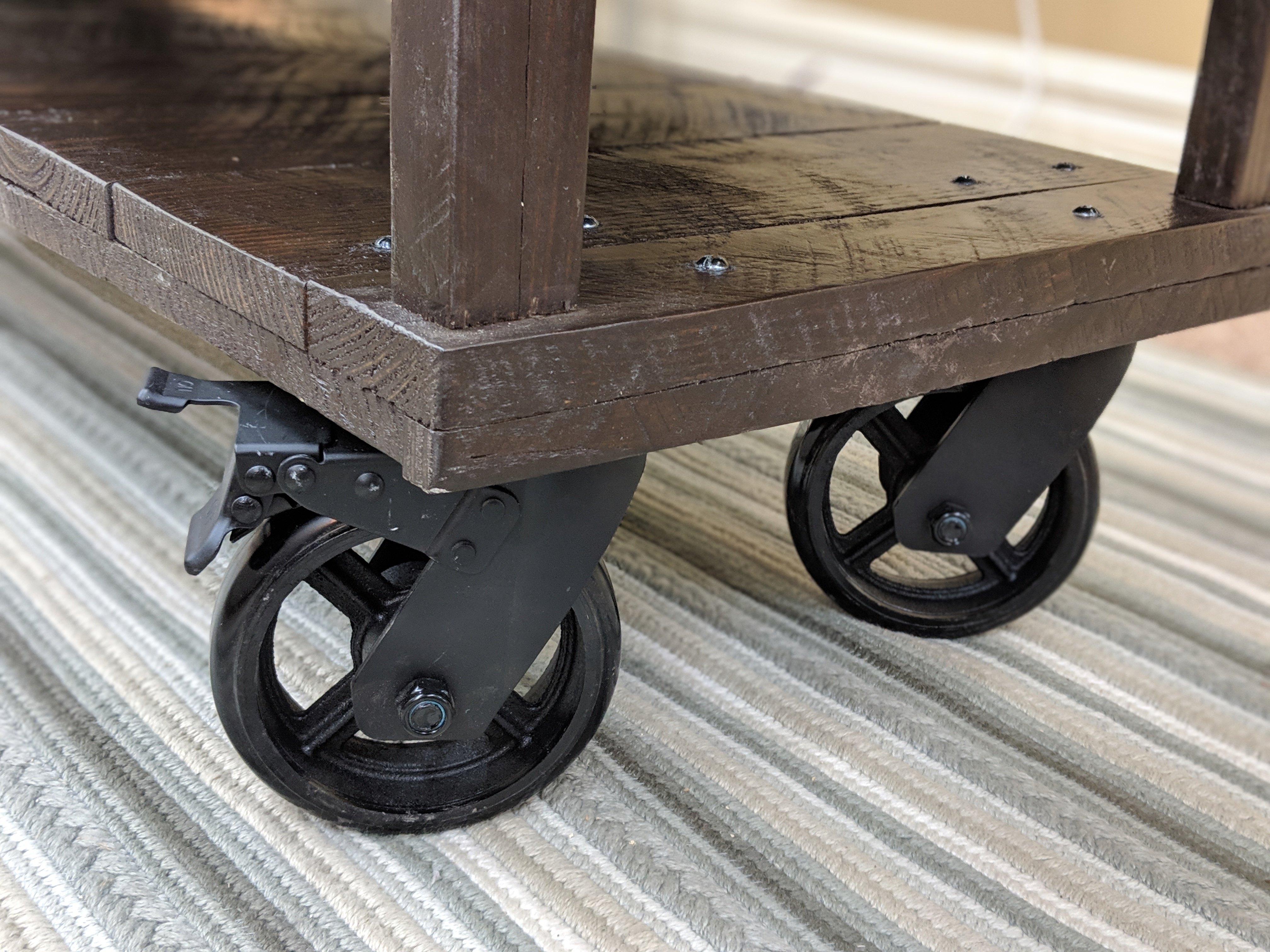 Industrial Caster Coffee Table