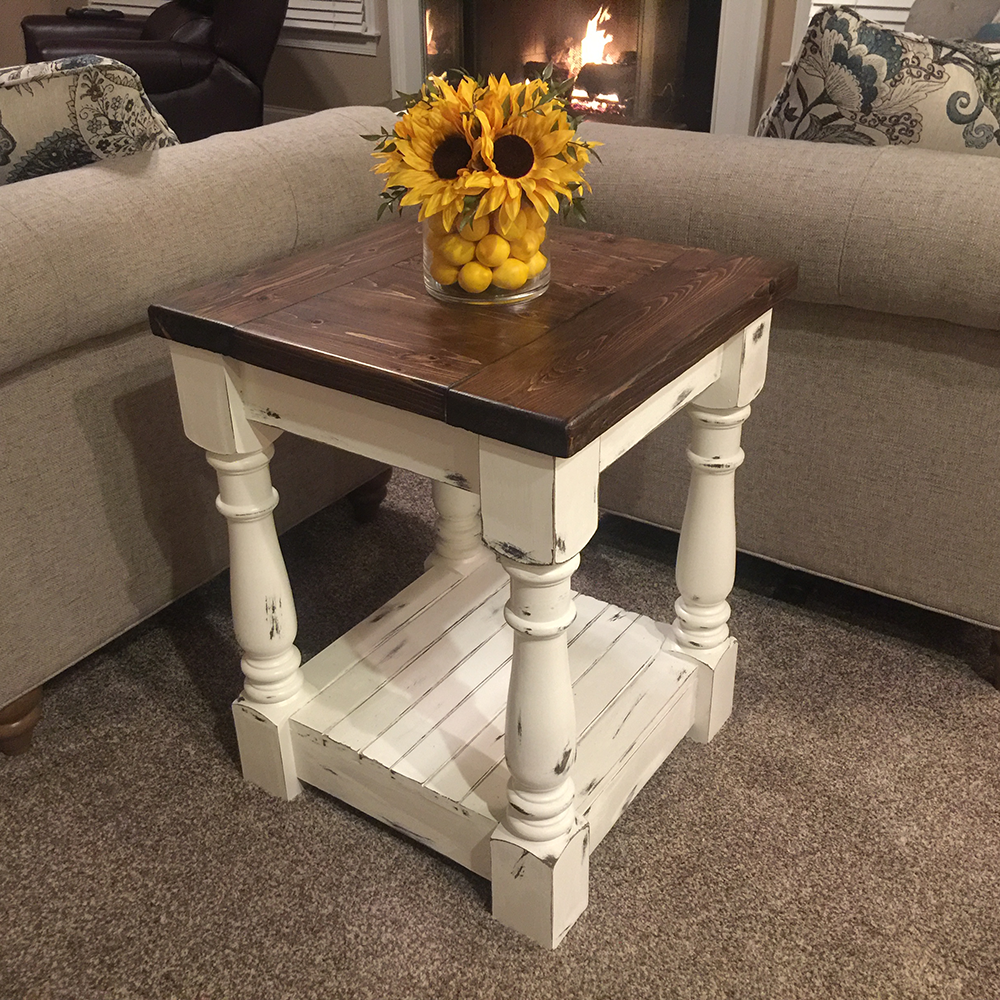 End Table Legs can match other table legs in the room or stand alone.