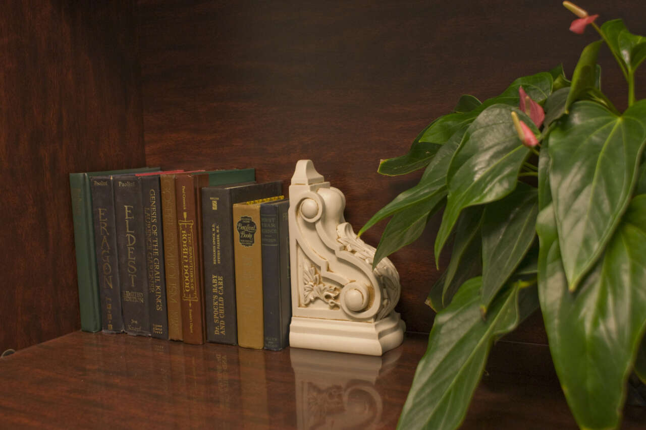 Corbel used as bookend
