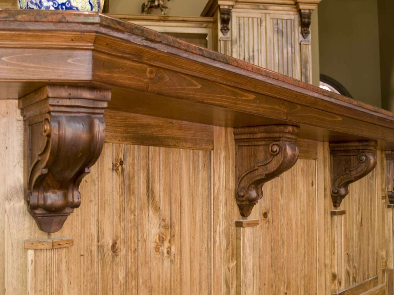 Corbel countertop design