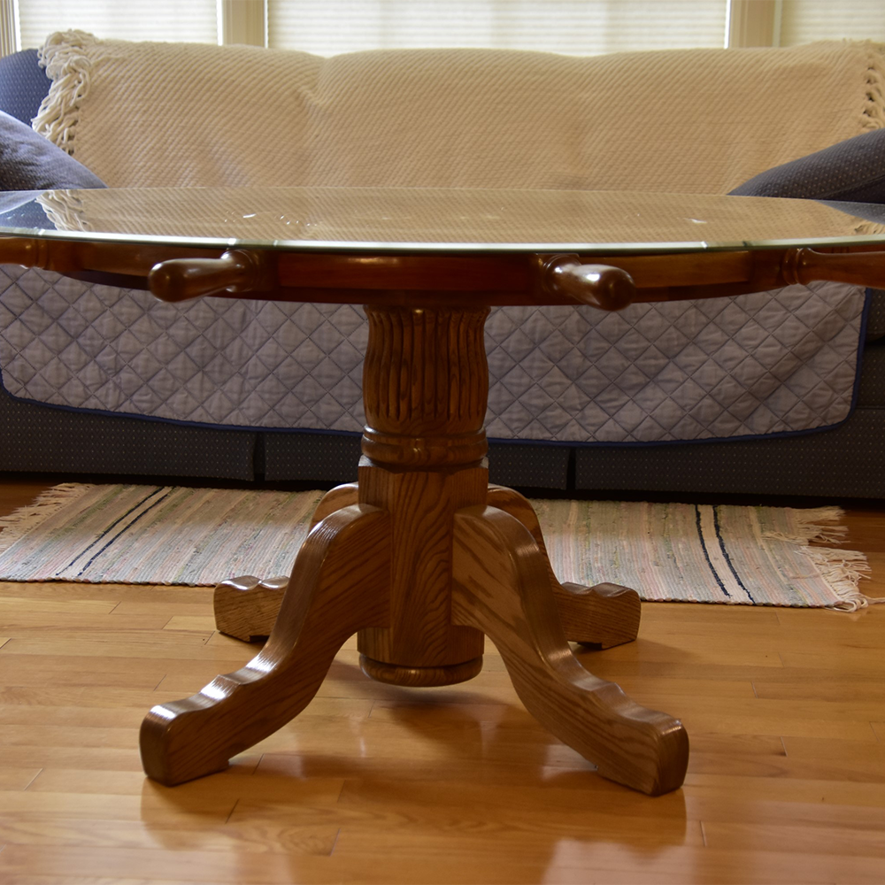 Table Pedestals can be a great alternative to table legs.