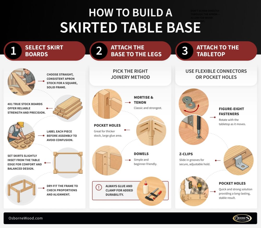 Osborne Wood | How to Build a Table Base | Osborne Wood