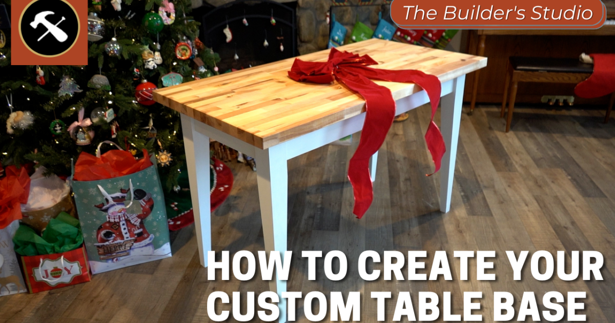 Osborne Wood | Osborne Builder's Studio: Create Your Own Table Base…