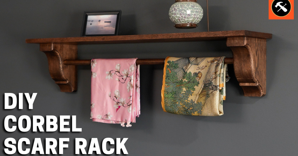 Osborne Wood | Osborne Builder's Studio: DIY Corbel Scarf Rack