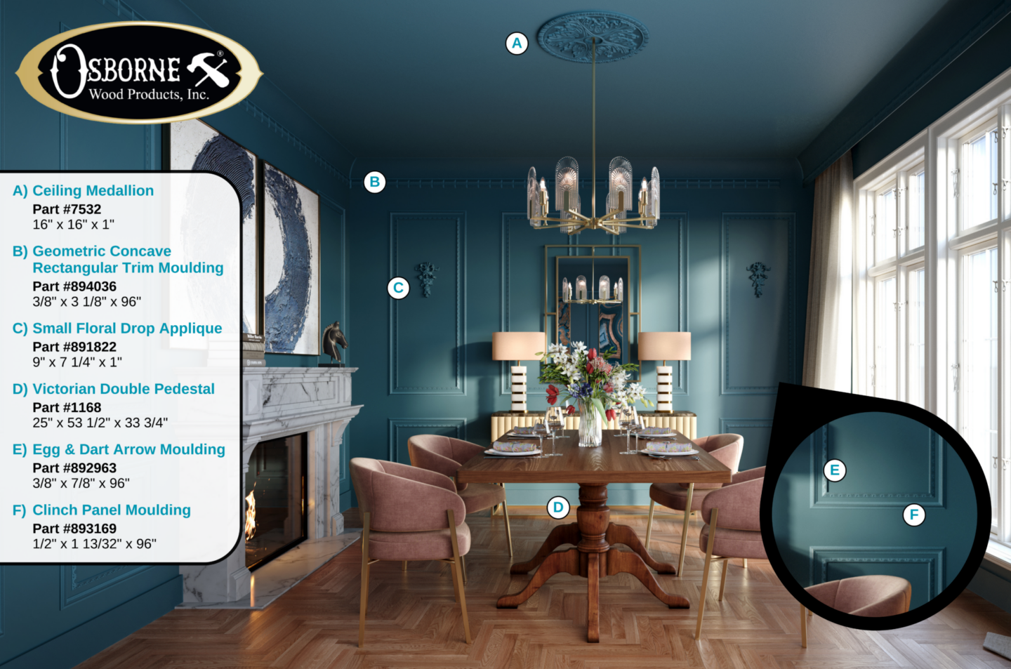 Osborne Wood | How to Create a Luxurious Art Deco Dining Room