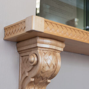 7403 and basketweave corbel shelf