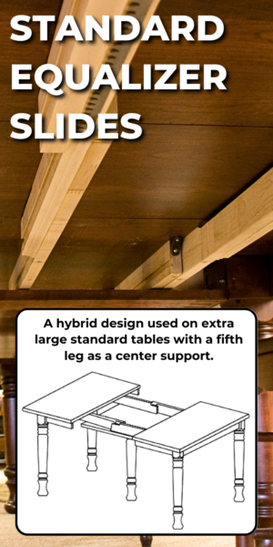 Slide Lowering Table Osborne Wood | Table Slides