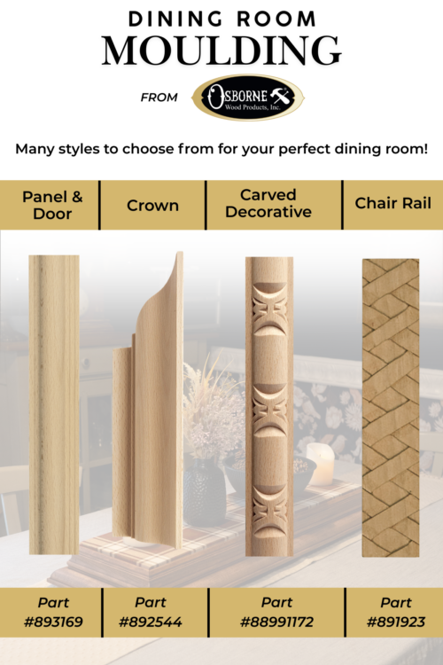Dining Room Moulding Infographic