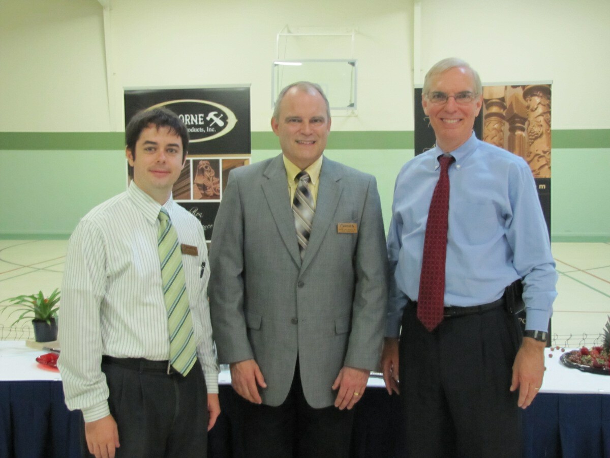Marketing Director- Christian Smedberg, CEO- Leon Osborne, and Mr. Tim Martin