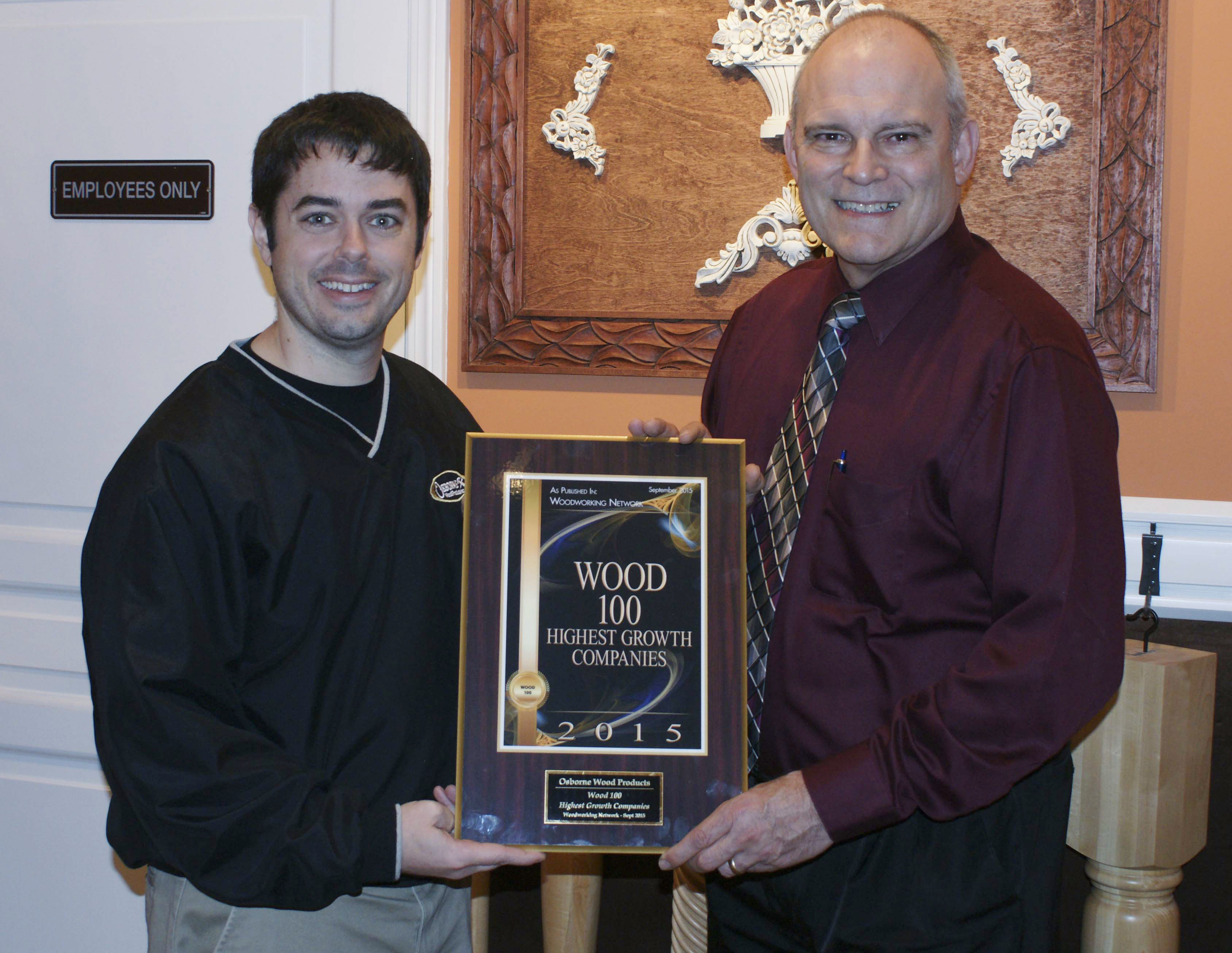 Osborne Wood Products Recognized Nationally