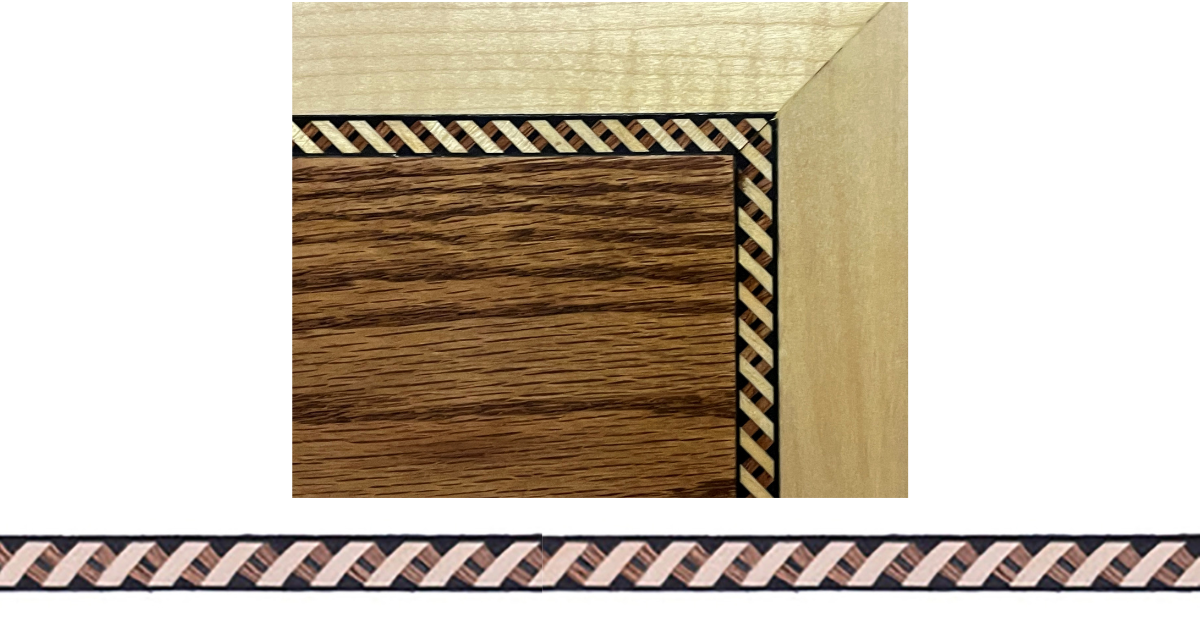 Panel Inlay Strips Osborne Wood | Inlay Strips Add Exquisite Detail to Corner Desk