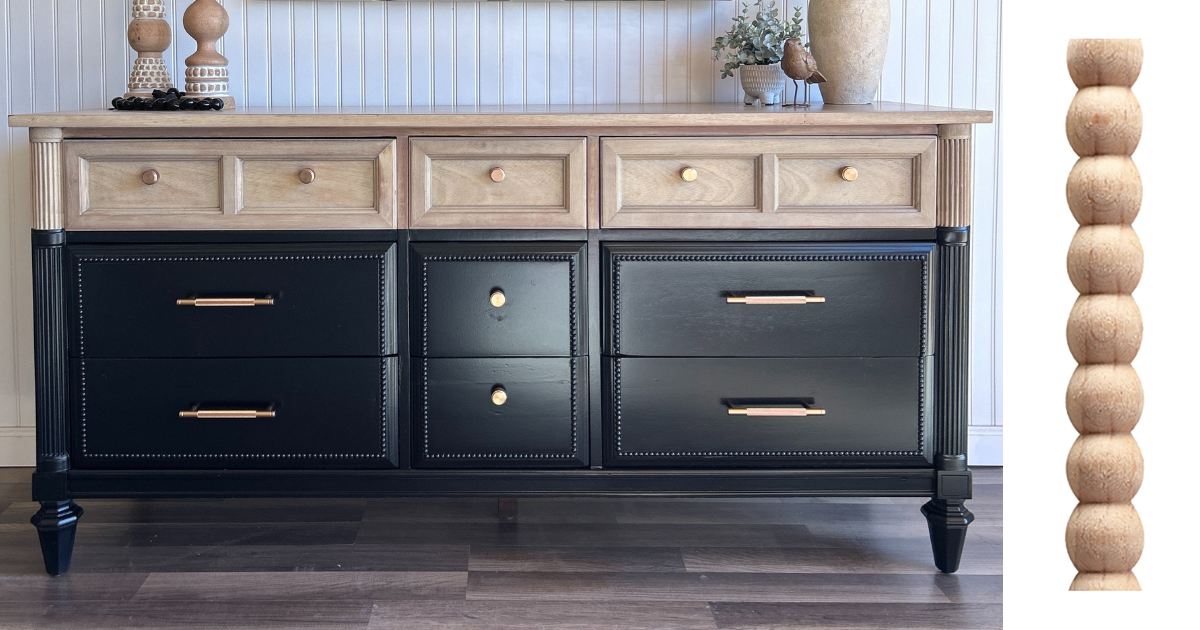 Osborne Wood | Two-Tone Dresser Sizzles With Bead Moulding