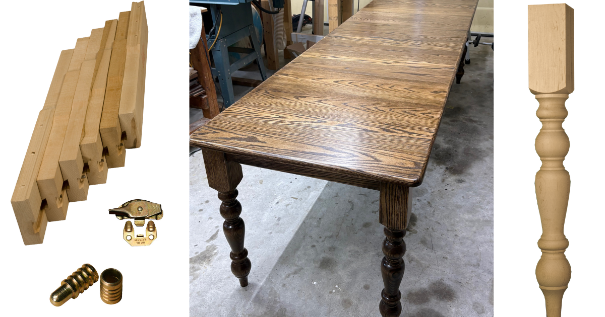 Osborne Wood | Father Selects Osborne Table Parts for Daughter's…