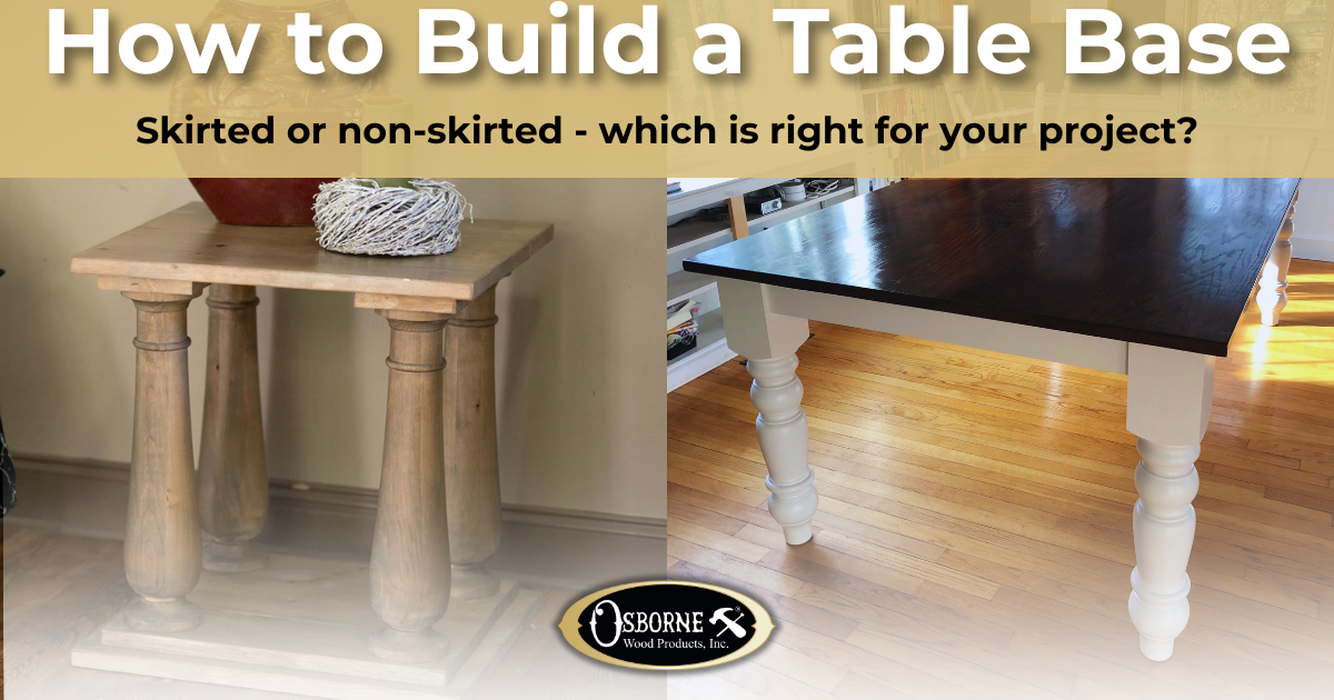 Osborne Wood | How to Build a Table Base | Osborne Wood