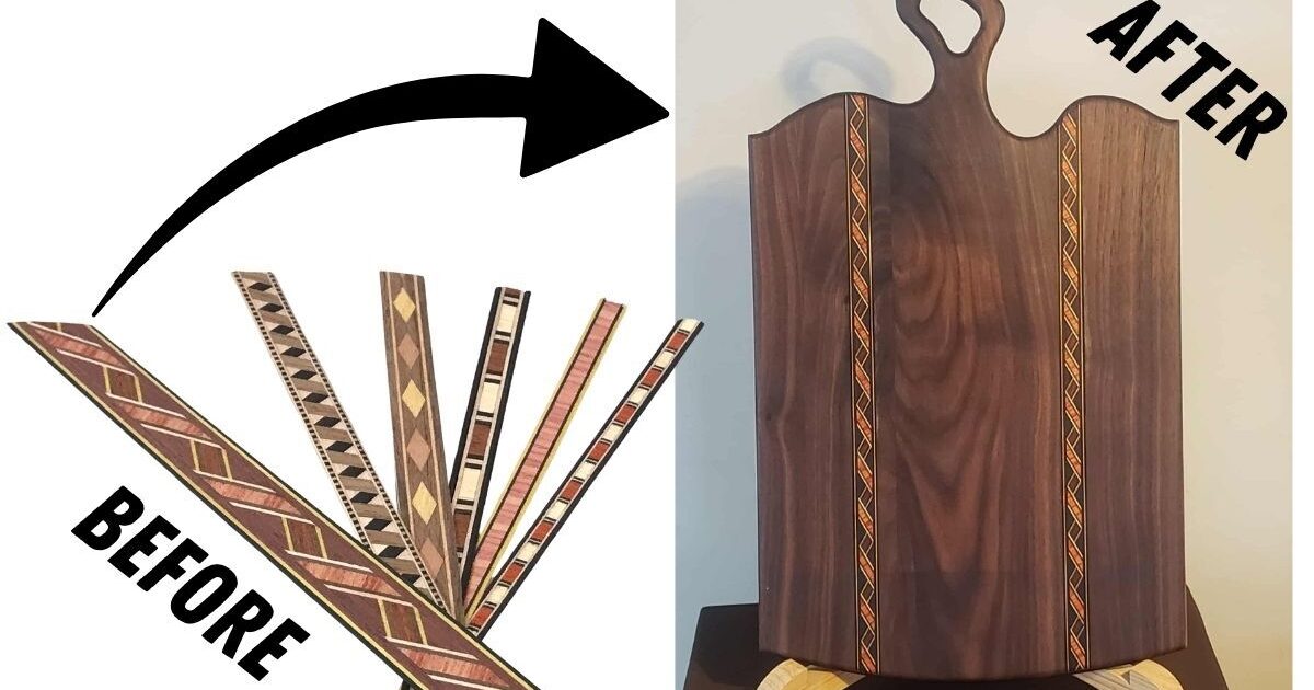 Panel Inlay Strips Osborne Wood | Inlay Strips Add Delicate Details To Cutting Boards