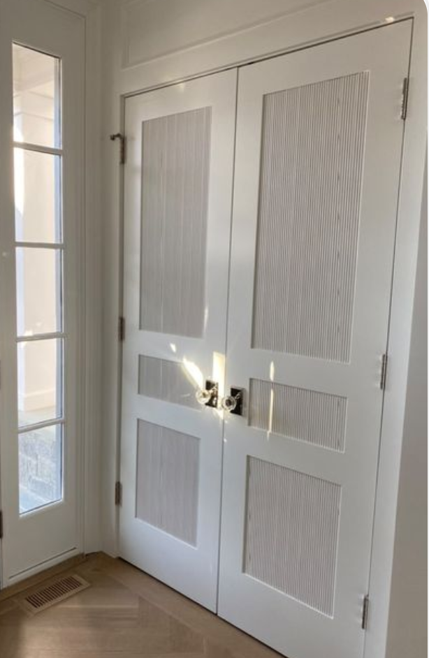 Osborne Wood | Reeded Moulding Creates Exciting Texture for Double…