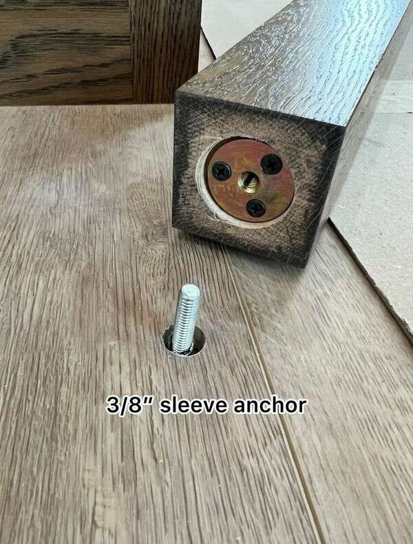 chair leg anchors installation guide wood floor