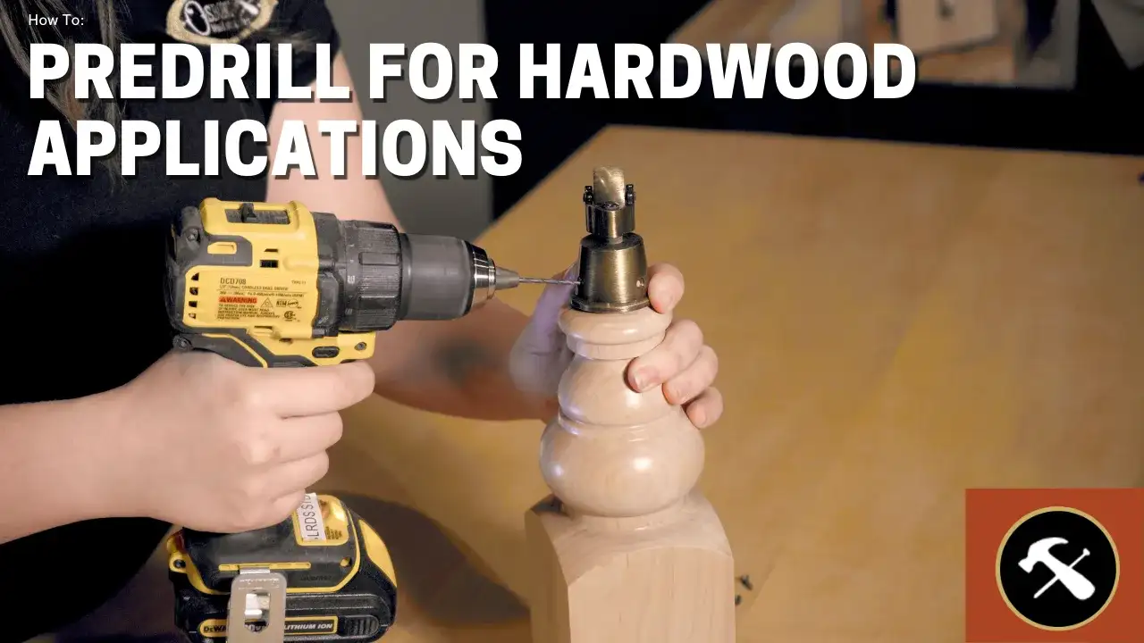 wood splitting prevention in coffee table legs pre-drilling pilot holes