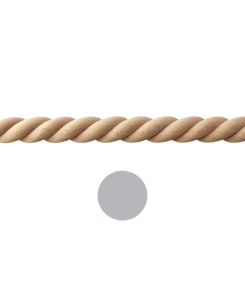 Half Round Reed Osborne Wood | Small Reeded Half Round