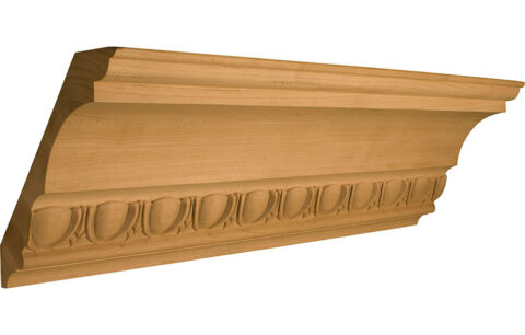 10" x 1 5/8" Egg and Dart Crown Moulding