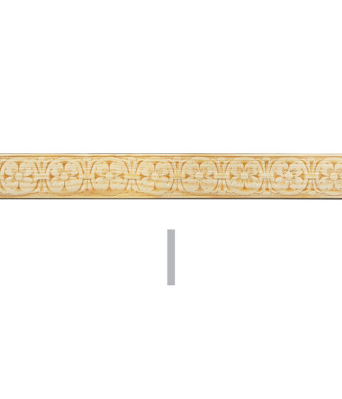 2 1/16" x 1/4" Embossed Floral Moulding