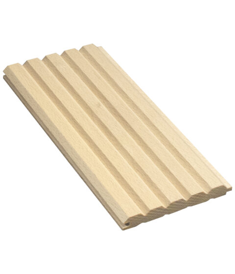 3 21/32" x 15/32" Bevel Wooden Slat Wall Panel