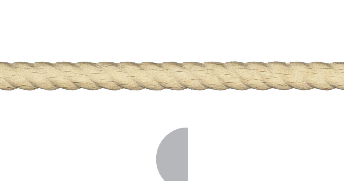 Osborne Wood | Half Round Rope Moulding