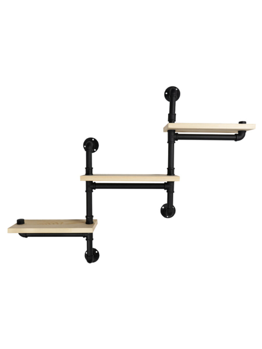 3-Tier Pipe Shelf