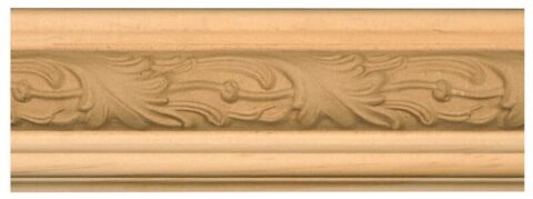 2" x 1 7/8" Acanthus Leaf Backband