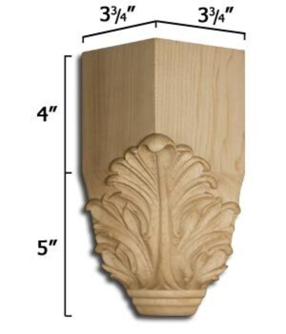 Crown Moulding Corner Blocks