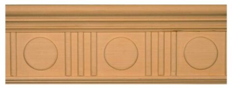 6 1/2" x 2" Art Deco Crown Moulding