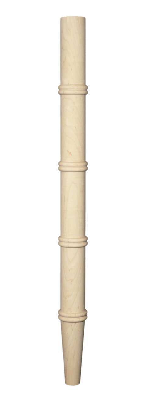 Bamboo Straight Dining Table Leg