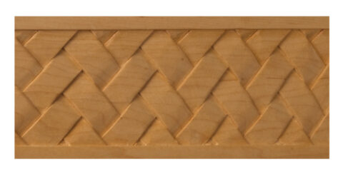 3 1/2" x 1/2" Basket Weave Moulding
