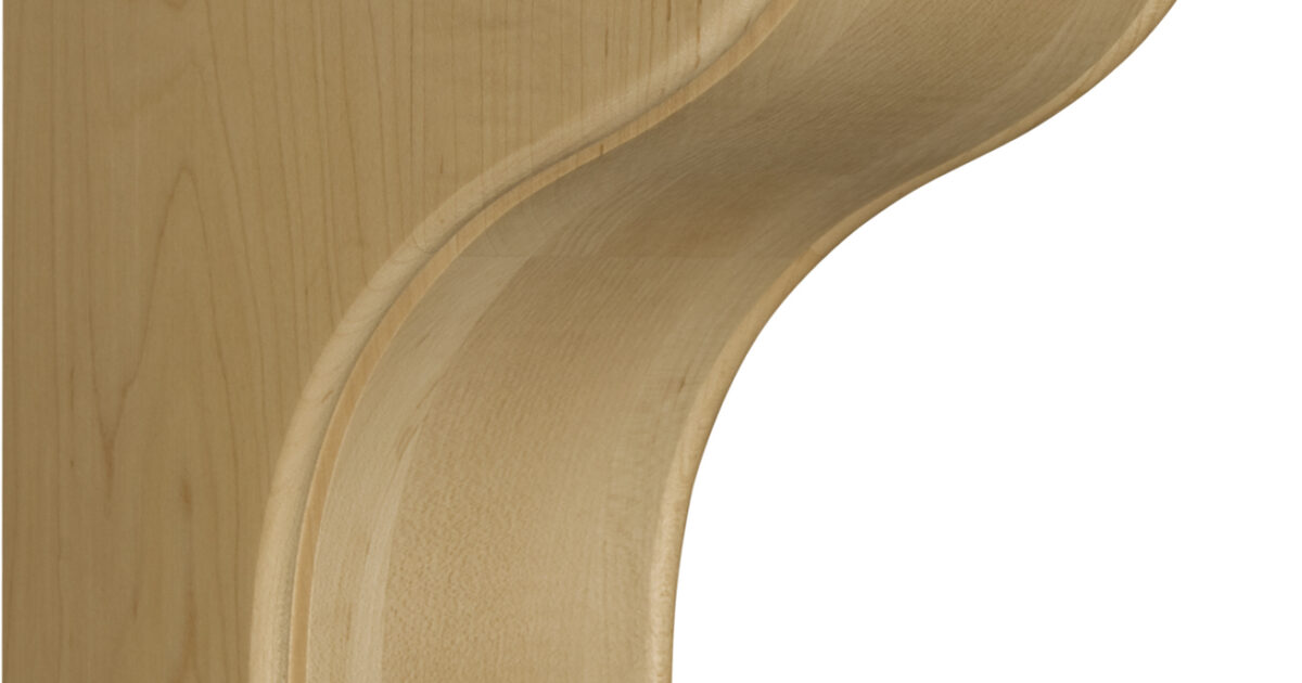 Osborne Wood | Boston Bar Bracket w/ Beaded Edge