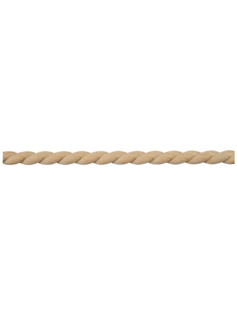 11/16" x 11/32" Half Round Rope Moulding (4' long)