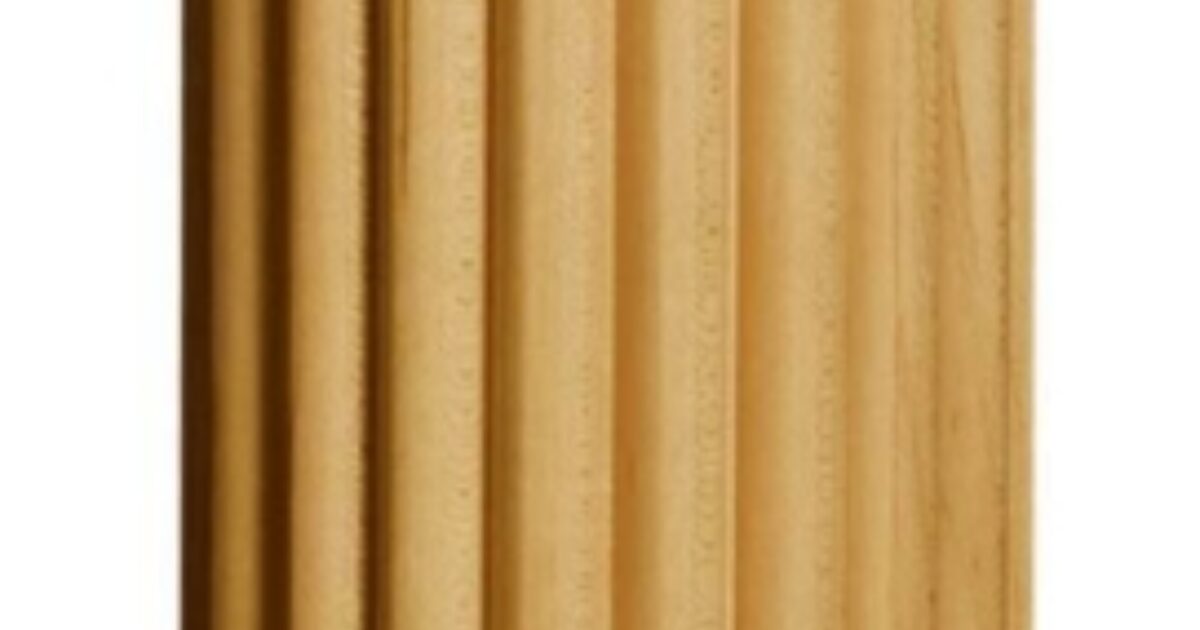 Reeded Post Osborne Wood | Classic Reeded Island Post