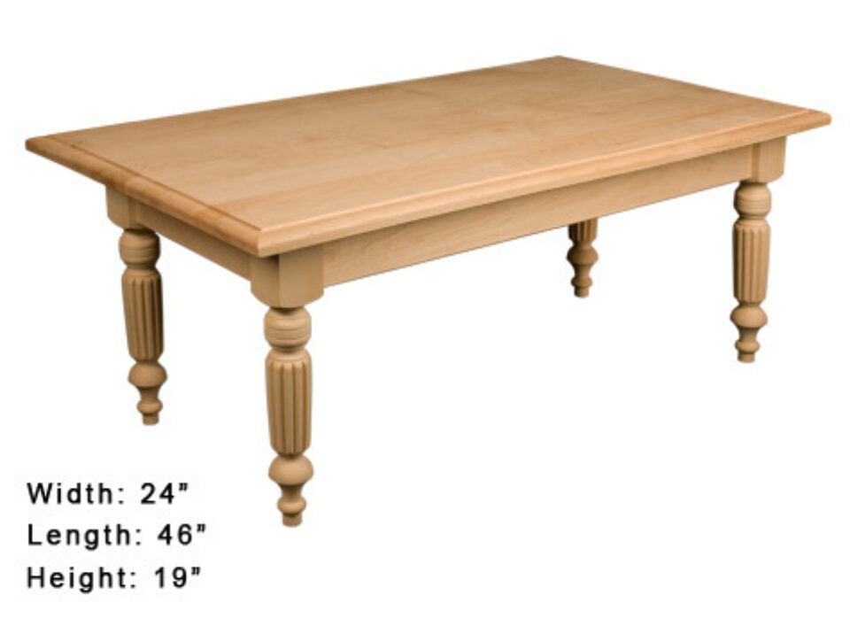 Osborne Wood Products Colonial Coffee Table - Thumbnail 2