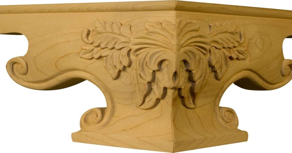Osborne Wood | Corner Acanthus Leaf Ogee Foot