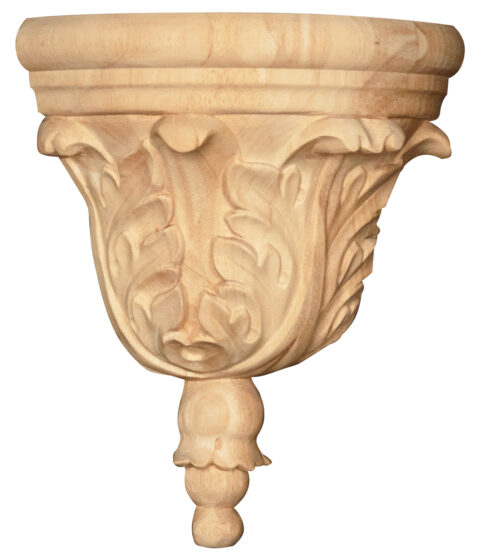 Curved Acanthus Leaf Corbel