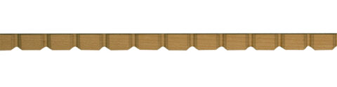7/16" x 7/16" Dentil Insert Moulding