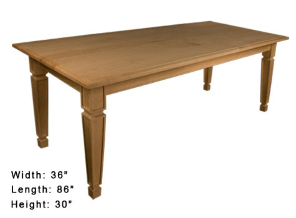 Osborne Wood | Dining Table Kit - Massive Mission Style