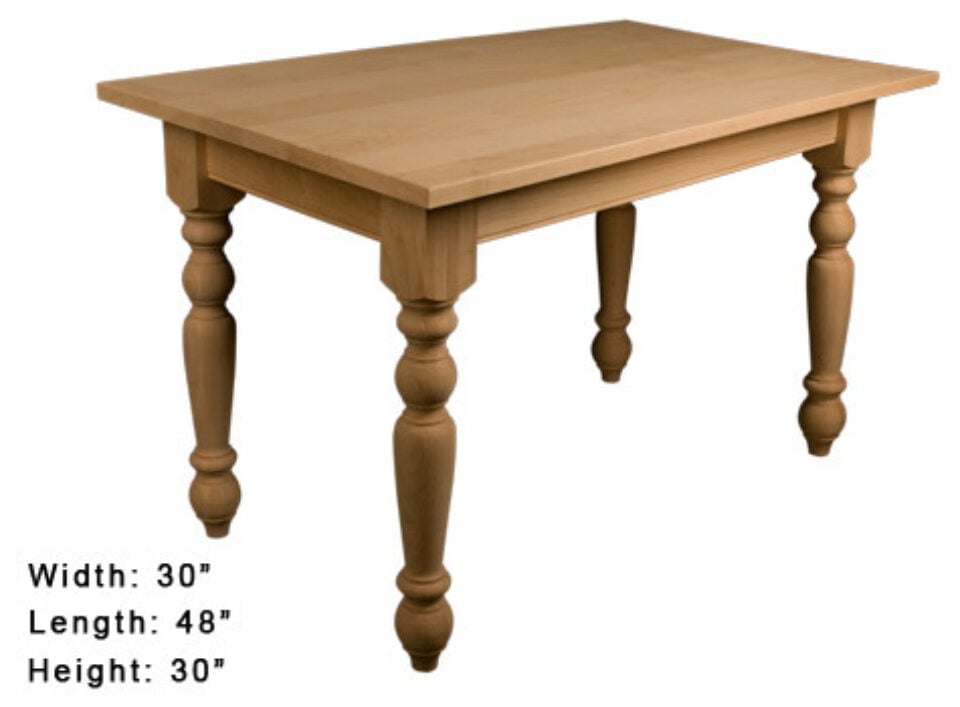 Osborne Wood Products Heritage Dining Table - Thumbnail 2
