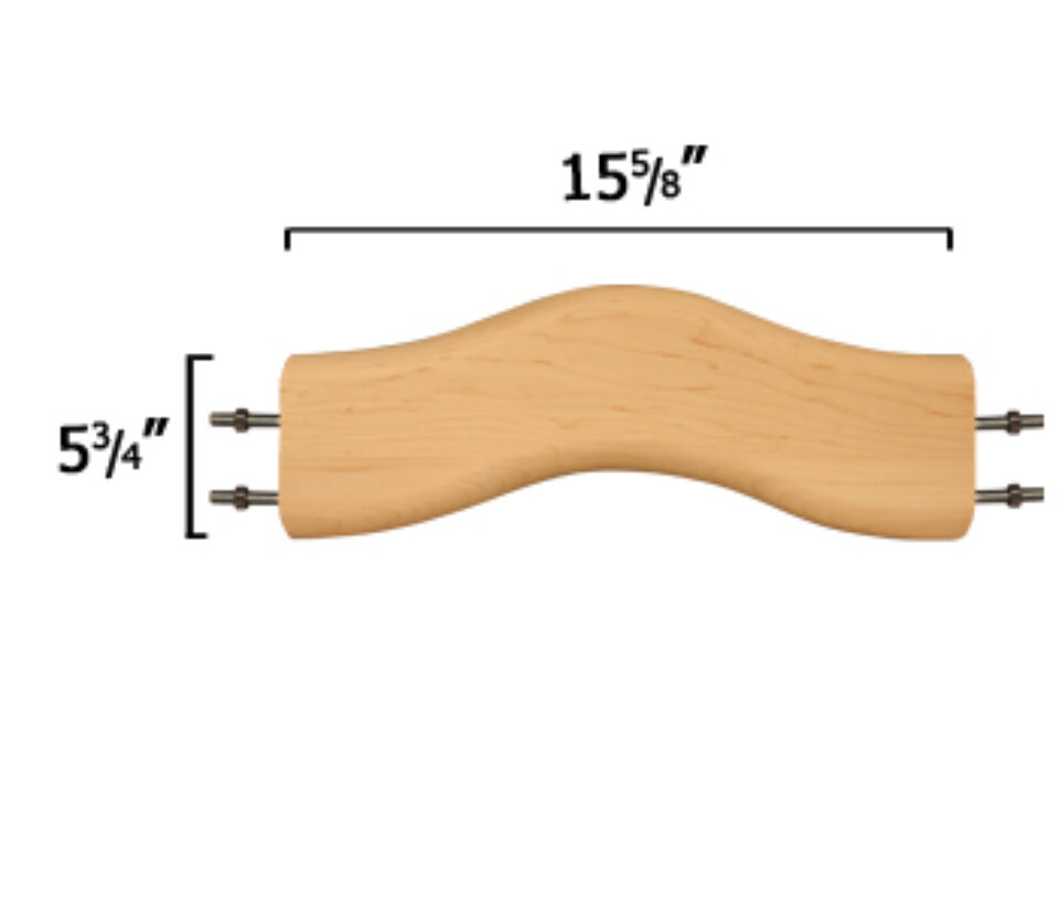 Double Pedestal Stretcher | Osborne Wood