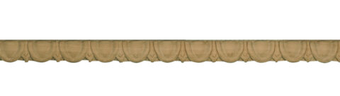 1/2" x 1/2" Egg and Dart Insert Moulding