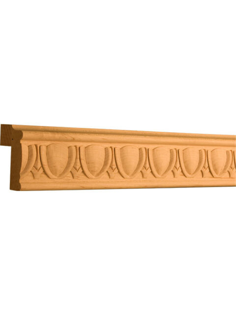 2 1/4" x 1 1/2" Egg & Dart Light Rail Moulding