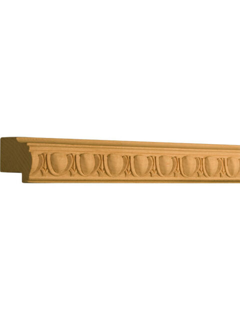 1 3/16" x 1 1/2" Egg & Dart Light Rail Moulding