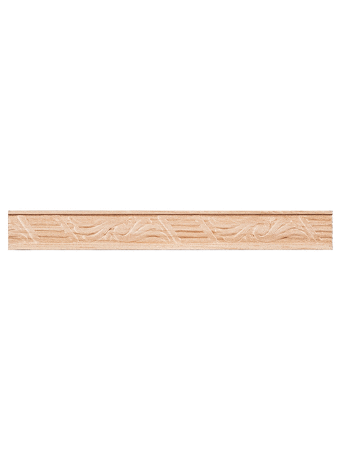 3/4" x 3/16" Embossed Wood Moulding