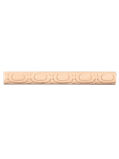 1/2" x 3/16" Embossed Wood Moulding