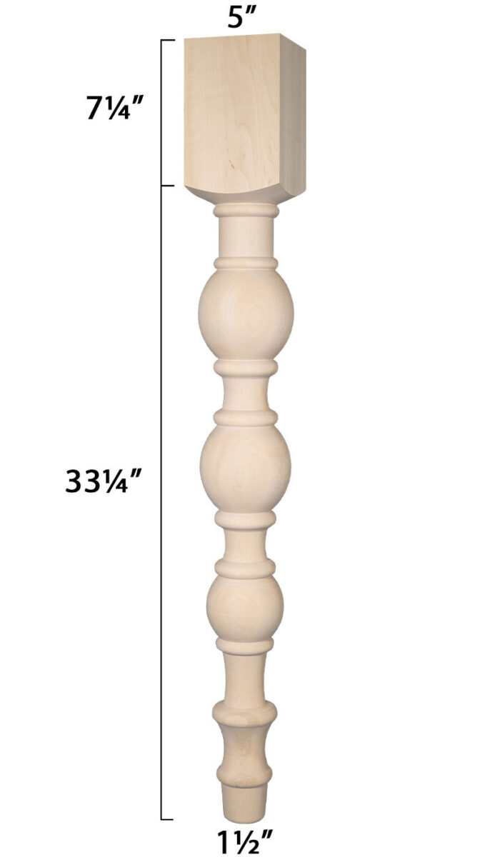 Slagle Wood Designs Island Leg - Thumbnail 4