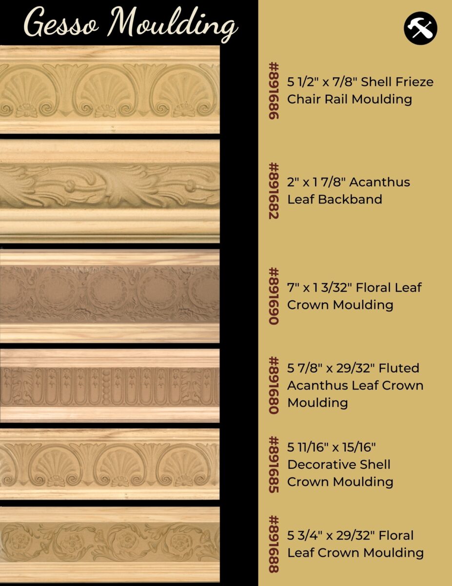 Osborne Wood | Floral Leaf Crown Moulding